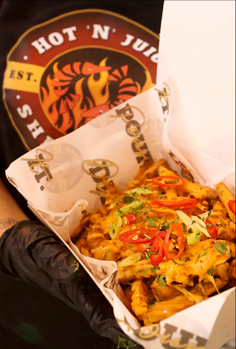 cajun shrimp loaded fries