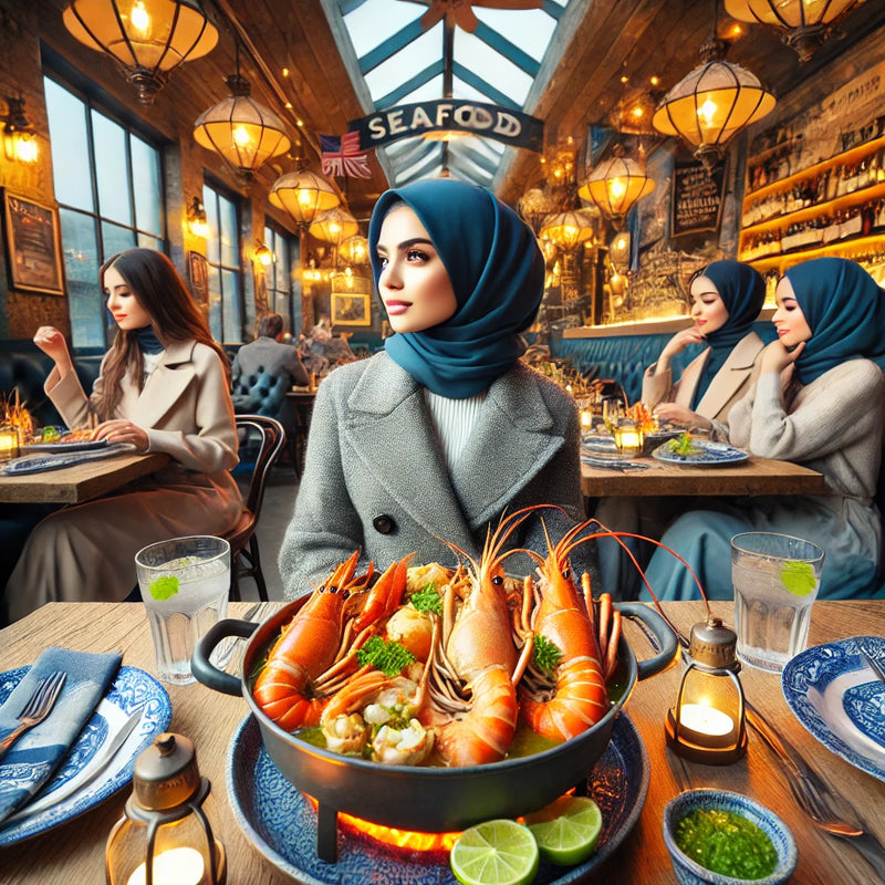 Halal seafood boil restaurant in London