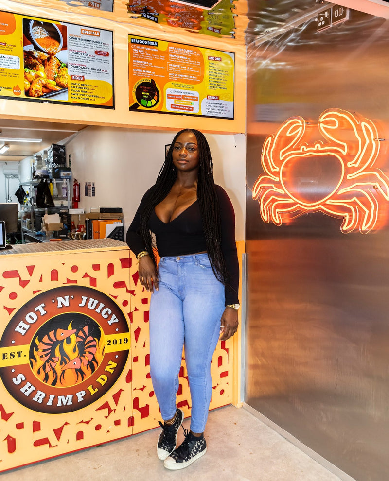Samantha Pascal founder of hot n juicy shrimp ldn