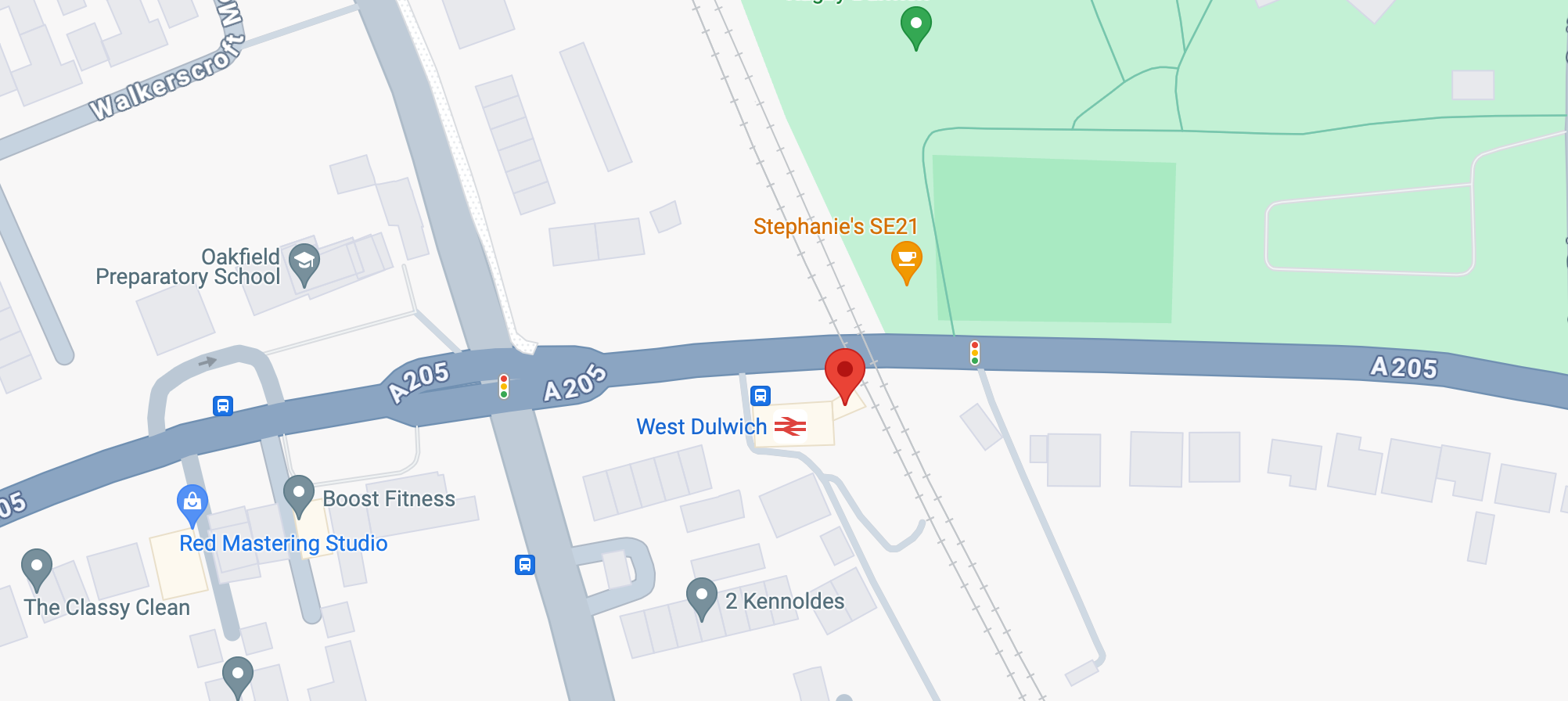 Location of Hot n Juicy Shrimp LDN Dulwich store, showcasing exterior view